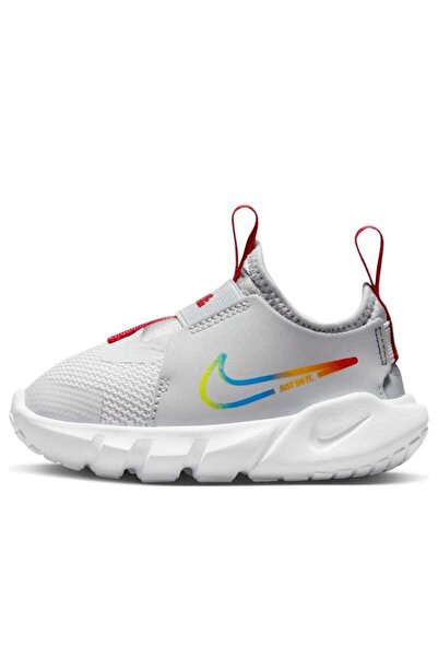 Nike Flex Runner 2 Bebek Gri Koşu Ayakkabısı Bağcıksız Dar Kalıb