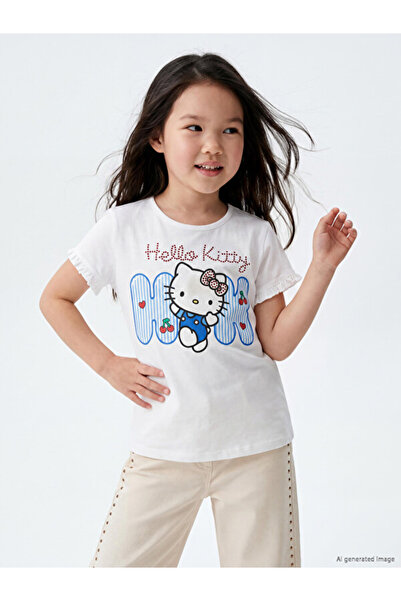 LC Waikiki I Zero Roba Collar Cute Hero Figure Girl's T-Shirt from Freezen Store