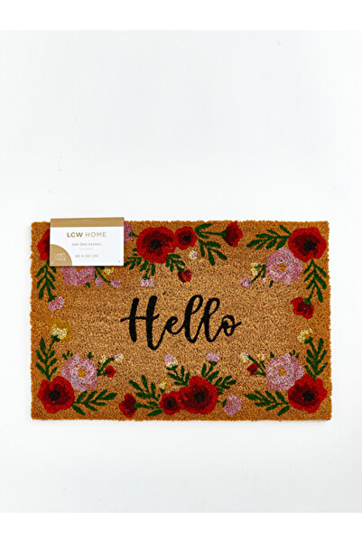 LC Waikiki Rmz Gi̇yi̇m Farkiyla Hello Text Printed Door Mat 40X60 cm