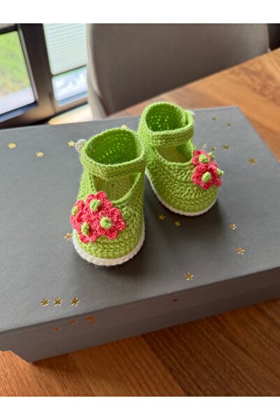 nimetabla Newborn (8cm) Hand Knitted Baby Booties