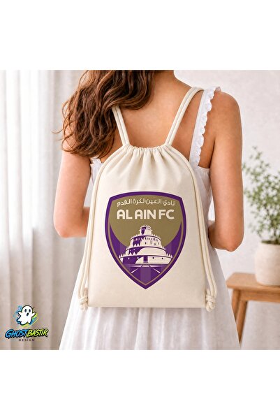 Ghostbastır Design Al Ain F.C Drawstring Linen Bag C008