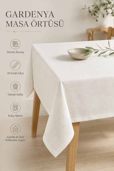 atak by atak home collection Gardenya Kumaş , Keten Görünümlü , Dertsiz Krem ...