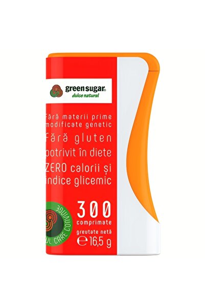 GREEN SUGAR Stevie indulcitor tablete 300b, 16.5g