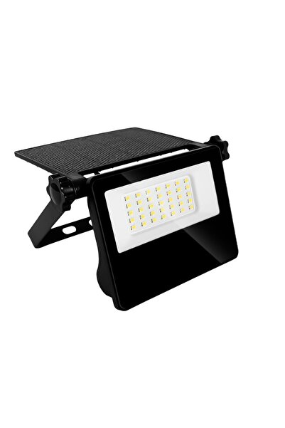 OEM Proiector solar cu LED Hoff, 10 W, 1100 lm, lumina rece, cu senzor de mis...