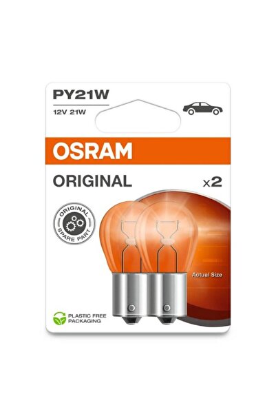 OEM Osram PY21W Standard car turn signal bulb, 21 W, 12 V