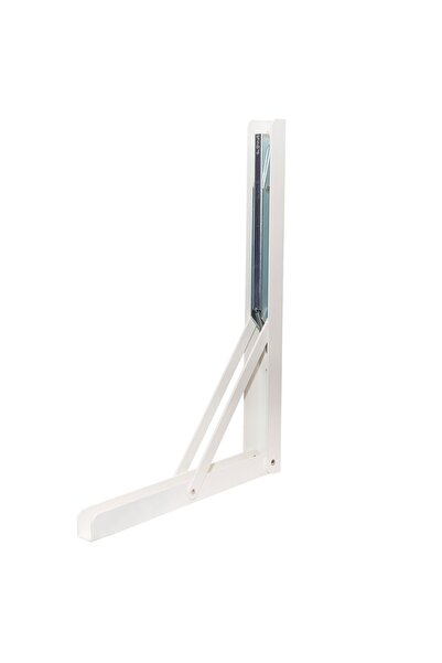 OEM Folding console, steel, white, 400 x 270 x 36 mm