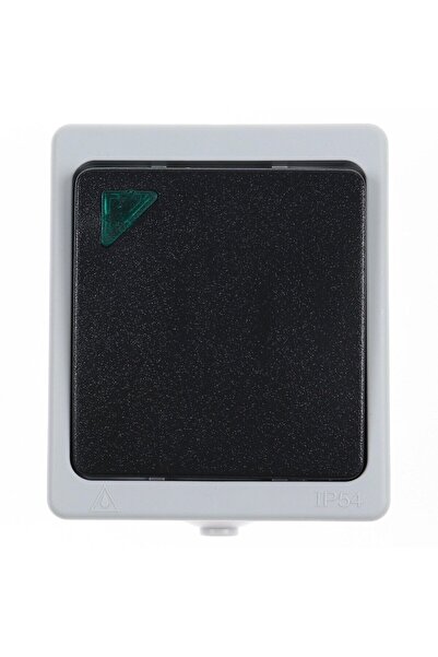 OEM Hoff Cubik single switch with indicator light, surface-mounted, 10A, IP54...