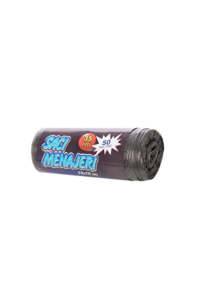 OEM Garbage bags, black, 35L, 50 pcs/roll