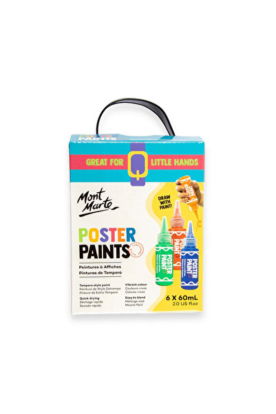 Mont Marte Vopsea Tempera 6 bucăți x 60ml