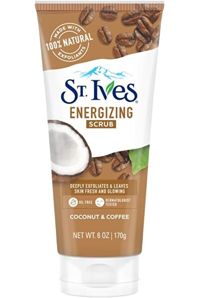 St. Ives مقشر منشط للبشرة بخلاصة جوز الهند والقهوة مع مكونات طبيعية 100% |   ...