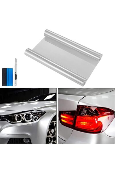 GENERAL 12X48Inch Car Auto Headlight Fog Light Tint Vinyl Film Self Adhesive ...