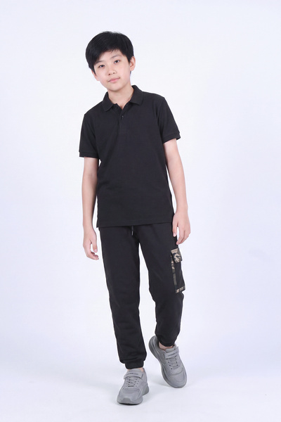 FYK KİDS Boy's Camouflage Cargo Pocket Detailed Sweatpants