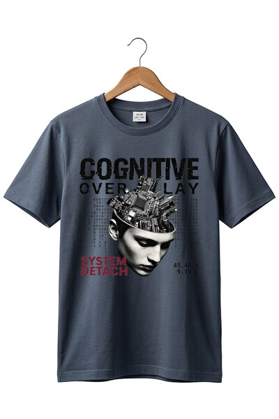 The Baski Σύστημα Γνωσιακής Επικάλυψης Detach Design Τυπωμένο Unisex Y2k Stre...