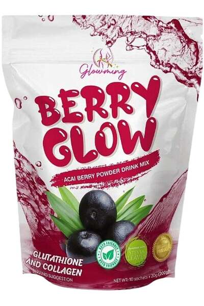 Glowming مسحوق عصير التوت الأساي (بيري جلو)