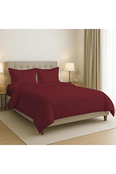 GENERAL 100% Cotton Duvet Cover Set Queen Size 2.3m X 2.2m, Black 400 Thread ...