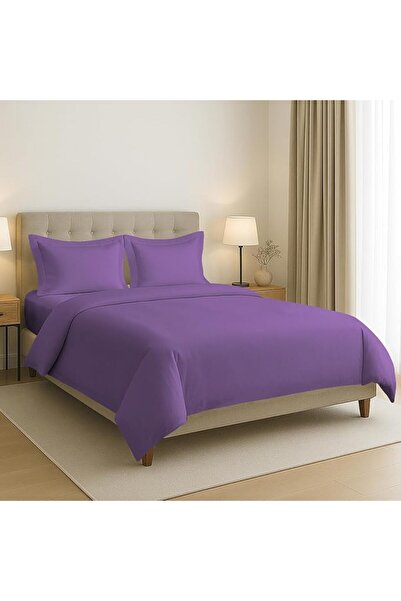 GENERAL 100% Cotton Duvet Cover Set Queen Size 2.3m X 2.2m, Black 400 Thread ...