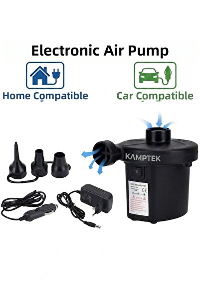 kamptek kamp teknolojisi مضخة هواء كهربائية - 12 فولت/220 فولت متوافقة مع الم...
