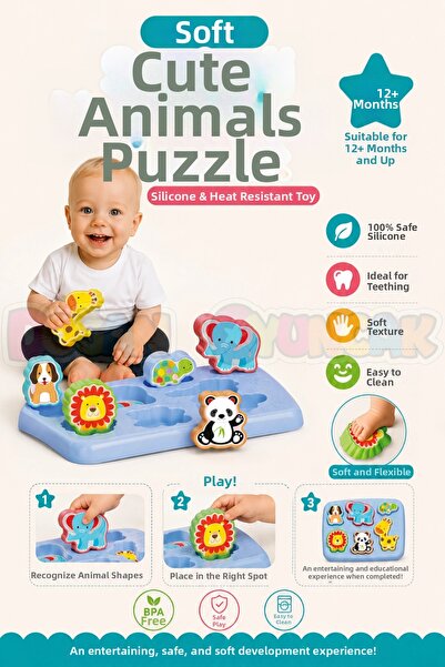 Doğan Oyuncak Dünyası Soft Cute Animals Bultak - Baby Toys - Animal Placement...