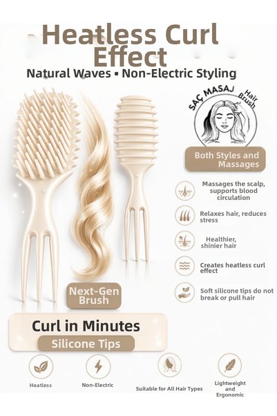 SheMask Curly Hair Comb Curl Comb Hair Massage Comb 3-in-1 Comb Set Miraculous Comb Hair Styling Comb Magic Comb Hair Styling Set Hair Brush and Comb Hair Care Hairbrush Comb
