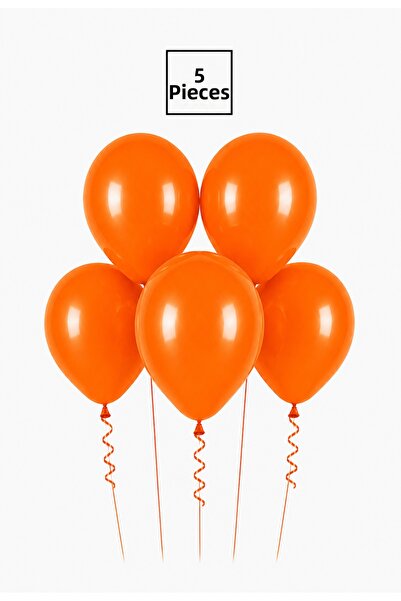 Balonsan 5 orange balloons