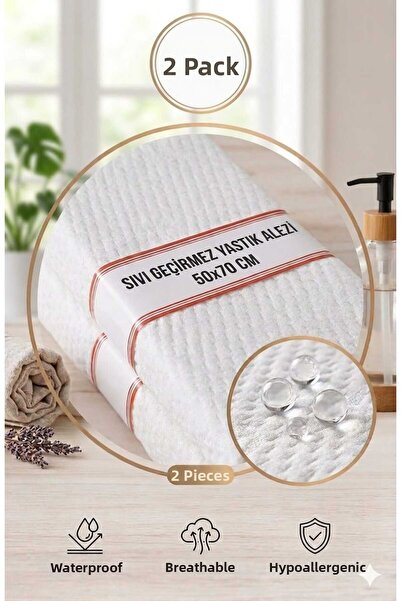 Funny Life Liquid-Proof Cotton Pillow Covers – Advantage Pack of 2 (50X70 cm)