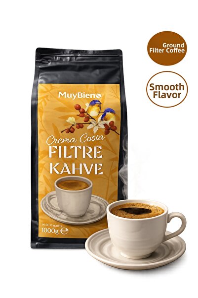 mb Muybieno Muybieno Crema Costa Filtre 1000 Gr Ground Coffee