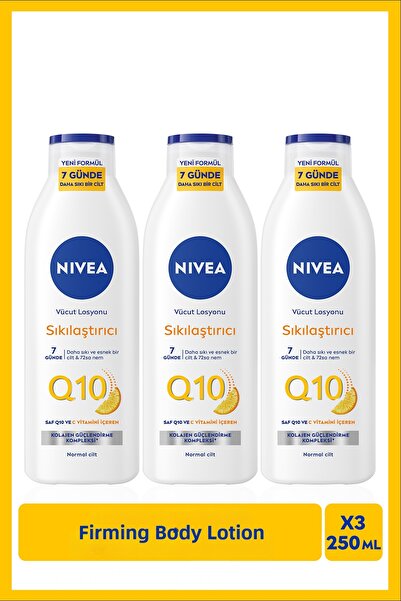 NIVEA Q10 7-Day Firming Body Care Lotion 250ml, Moisturizing, Vitamin C, Flex...