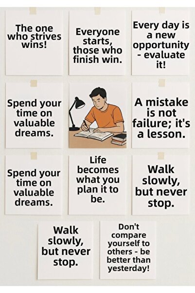 Limitless Design Disciplined Words Sticker Set 22X30 cm