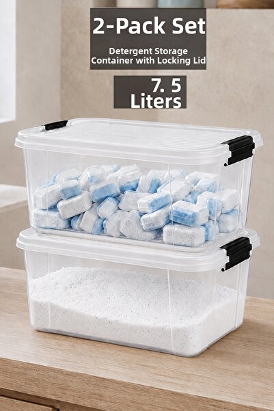 Meleni Home Organizator de baie cu 2 compartimente - Cutie de depozitare pent...