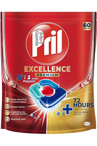 Yıldızan Albemo Excellence 5 in 1 Dishwasher Detergent, 60 Capsules 888483
