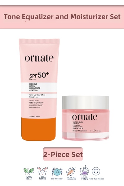 ORNATE Moisturizing, Spf50+ Sunscreen Skin Care Set