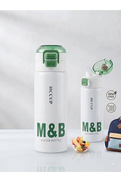 tüftürük 500ml New Solid Color Thermos With/Without Straw Hot/Cold Stainless ...