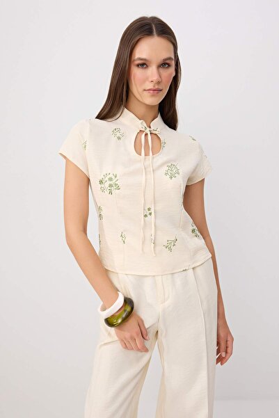 Trendyol Collection Green Blouse Twoss26Bz00870