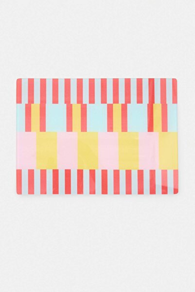 TRENDYOLMİLLA HOME Funtastic Patterned Glass Cutting Board 35X25 cm Tphss26Kt...