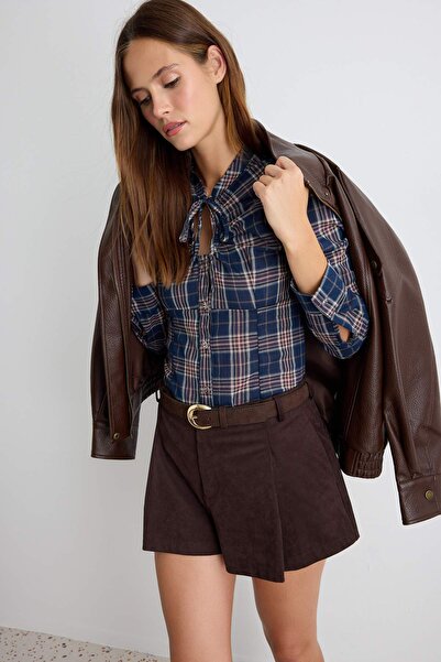 Trendyol Collection Navy Blue Shirt Twoaw27Go00104