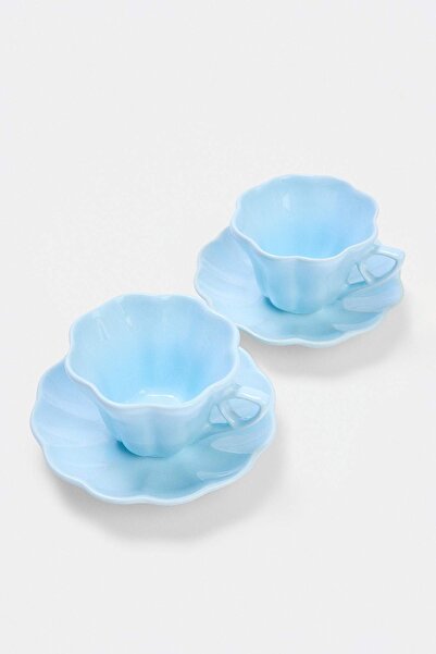 TRENDYOLMİLLA HOME Set de 2 cești de ceai în formă de floare 150 cc TPHAW27CF...