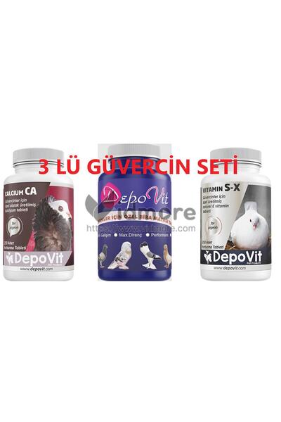 DEPOVİT GÜVERCİN 3LÜ DİRENÇ SETİ
