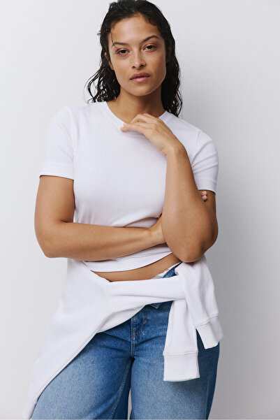H&M Pamuklu Tişört