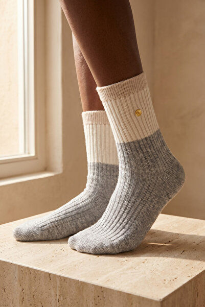 Katia&Bony Derby Wool Socks Gray Melange