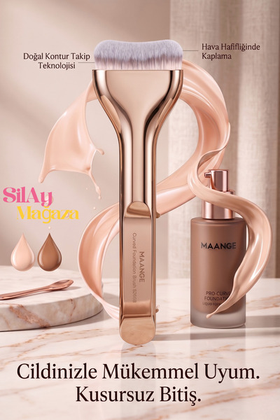 Silay mağaza فرشاة مكياج احترافية للكريم الأساس