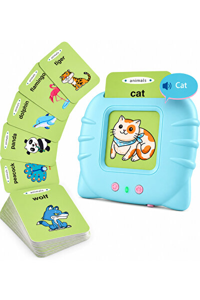 LEARNING FUN 224 Adet Flash Kart Şarjlı Sesli Eğitici Okul Öncesi Eğitim Dil ...