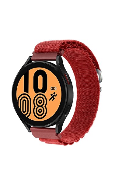 OtoTech ساعة قماش KR410 مقاس 20 ملم - أحمر