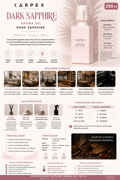 Carpex Dark Sapphire Aroma Oil 250 ml