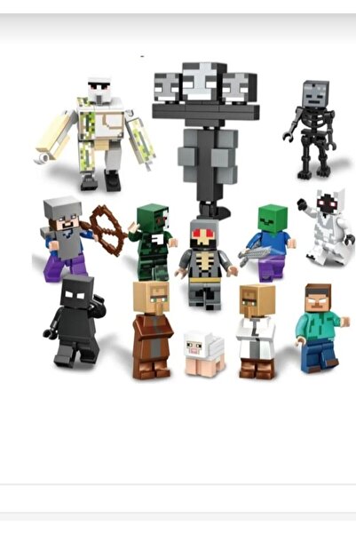 PEPİKON Pepikon with Surprise Giftminecraft New Amazon 13-Piece Building Toy ...