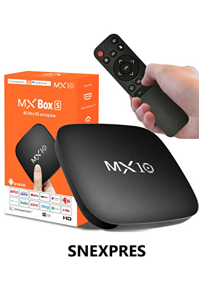 Everest Grup 4K Android Tv Box Medya Oynatıcı 7.1 Akıllı TV kutusu 8gb RAM