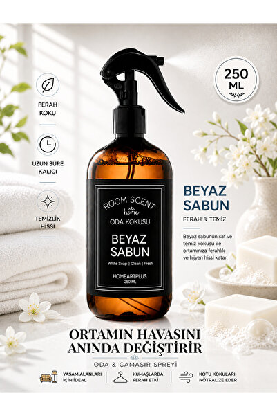 homeartplus Beyaz Sabun Oda ve Ortam Kokusu Spreyi 250 ml