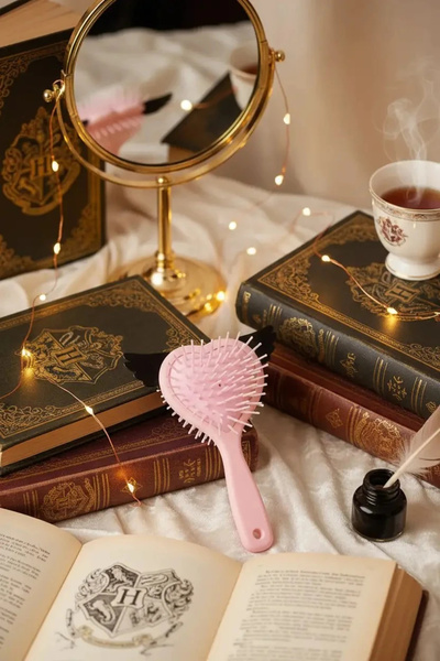 Miniso Harry Potter Lisanslı Hedwig Figürlü Saç Fırçası – Ergonomik ve Saç Kı...