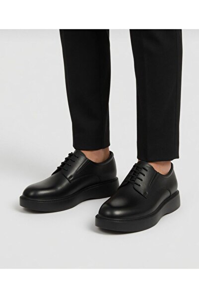 Slope Men's Black Lace-Up Casual Classic Shoes Light Sole 300