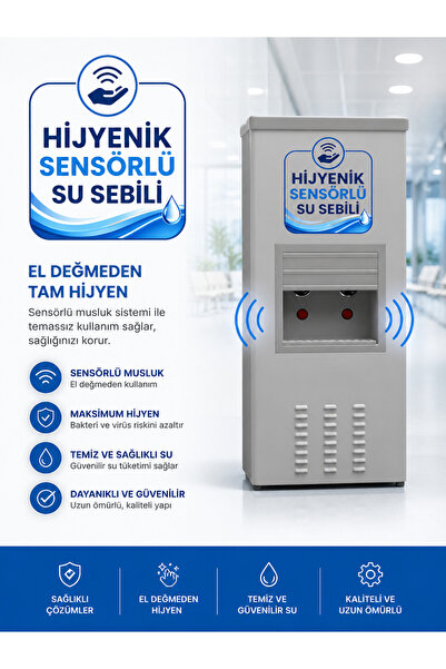 EMSAŞ 80 Litre Sensörlü Sanayi Tipi Su Sebili