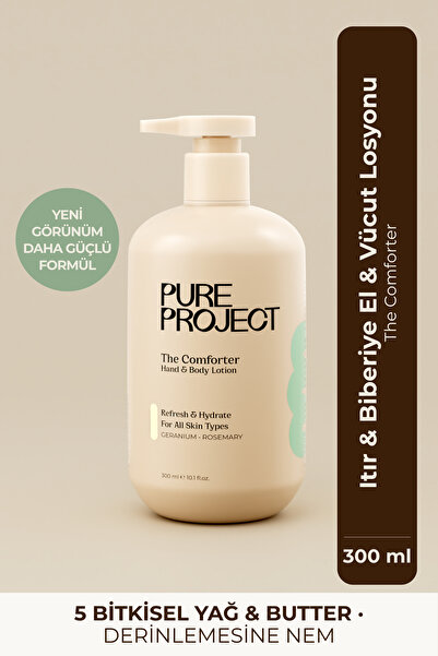 Pure Project Itır & Biberiye El & Vücut Losyonu 300 ml | Kuruluk Karşıtı & Uz...